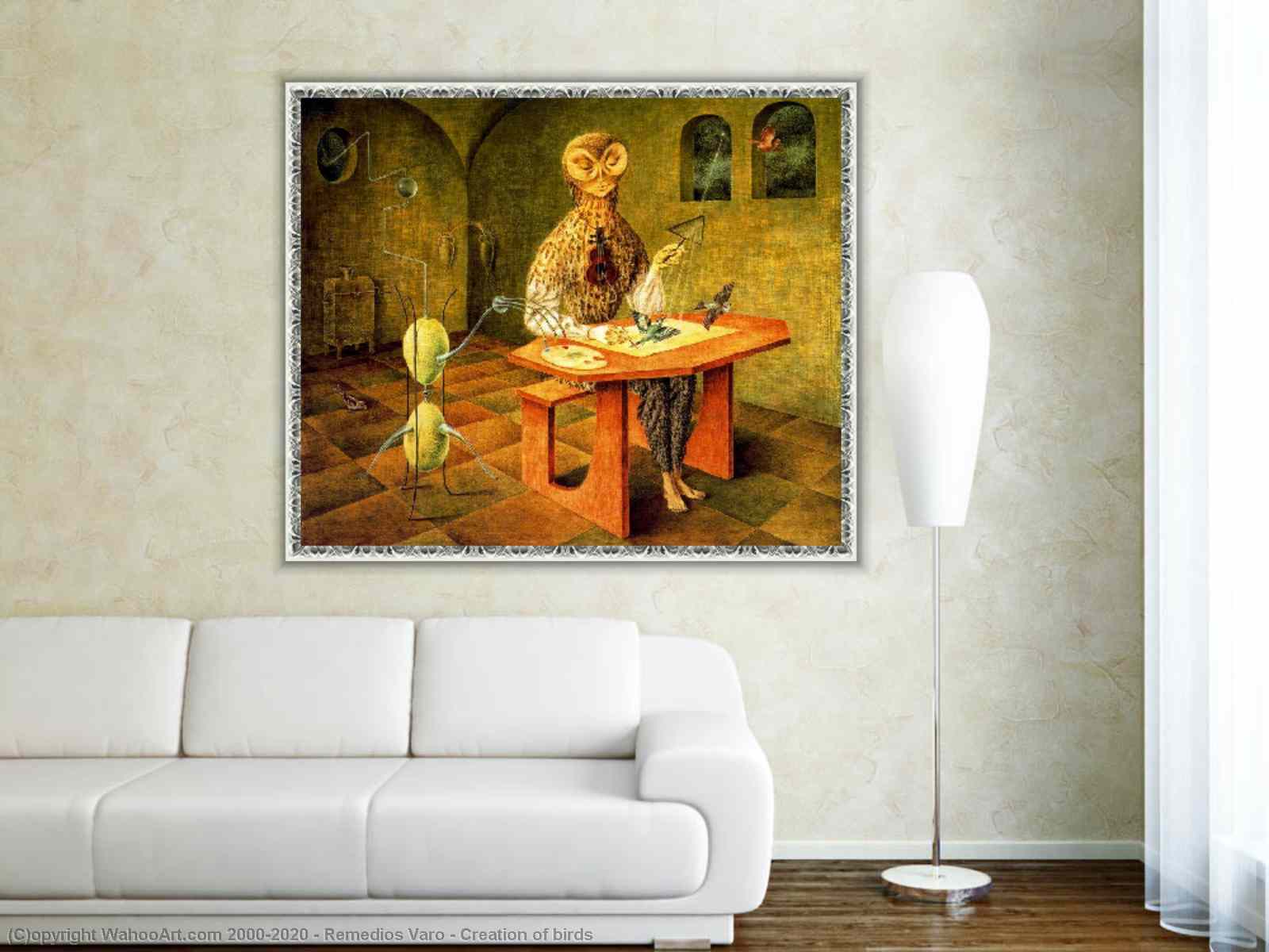 Museum Art Reproductions Creation Of Birds By Remedios Varo 1865