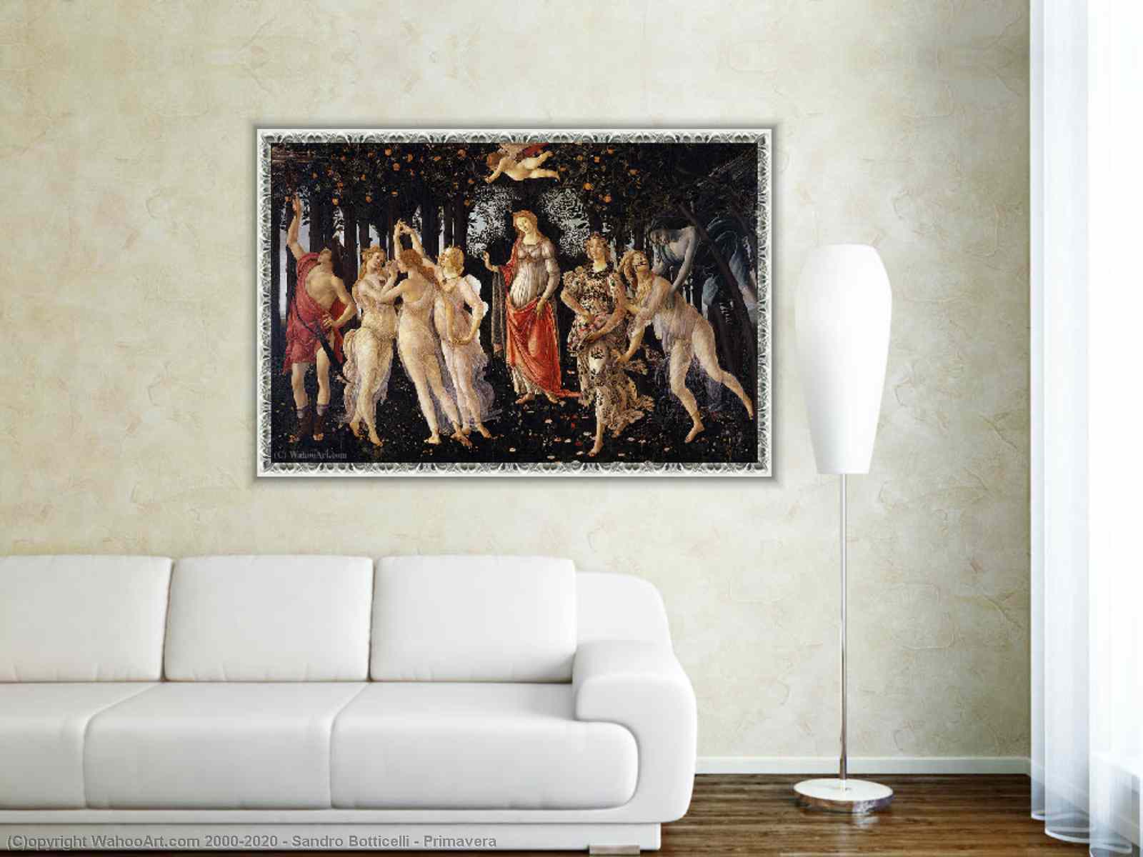 Art Reproductions Primavera 1482 by Sandro Botticelli 1445 1510