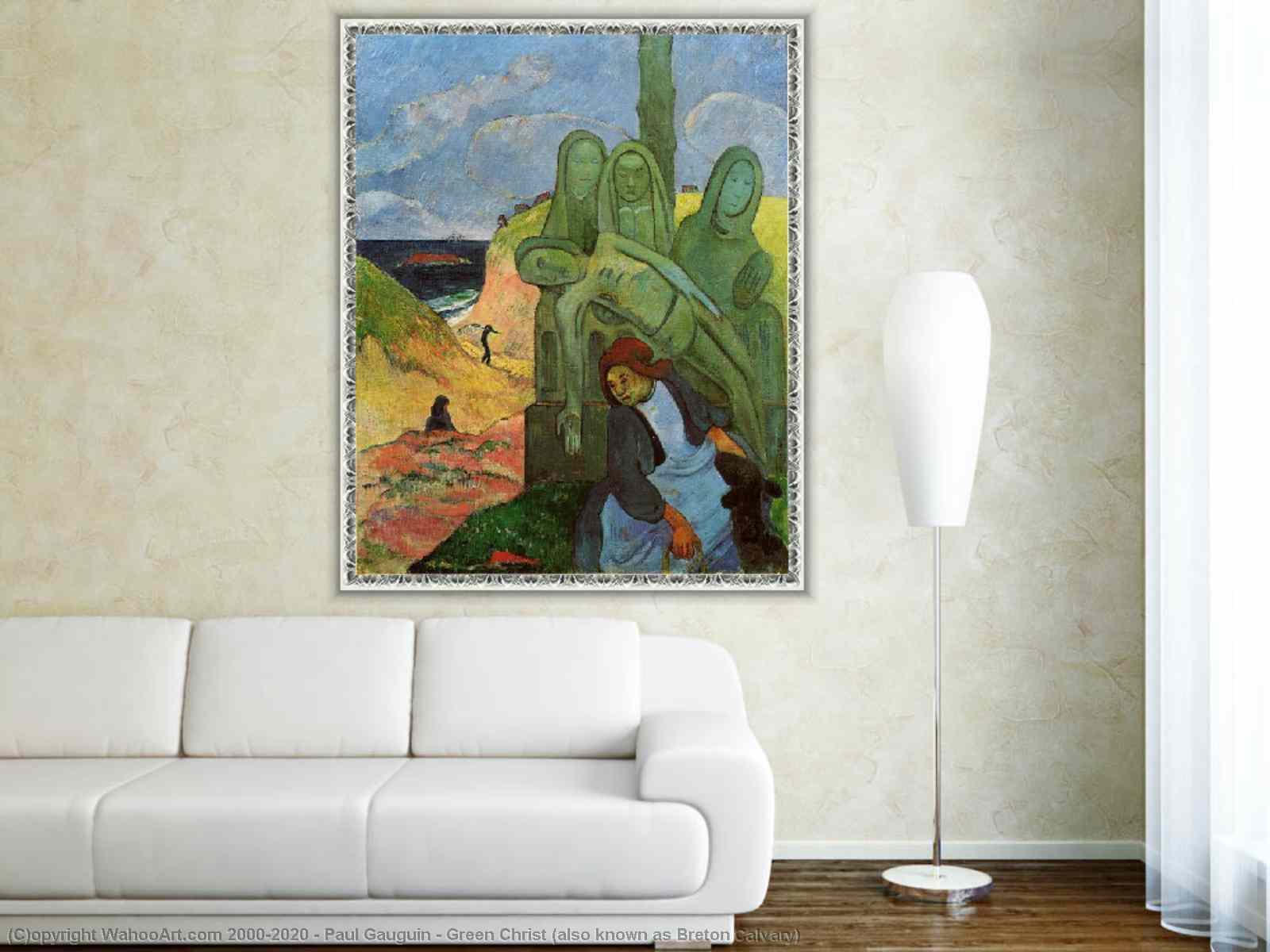 the green christ paul gauguin