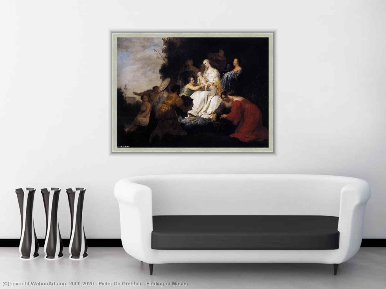 Oil Painting Replica | Finding of Moses, 1634 by Pieter De Grebber ...