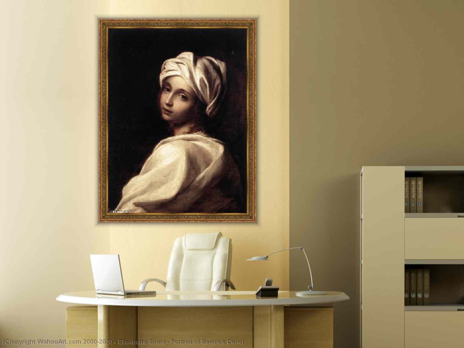 Museum Art Reproductions Portrait of Beatrice Cenci 1662 by