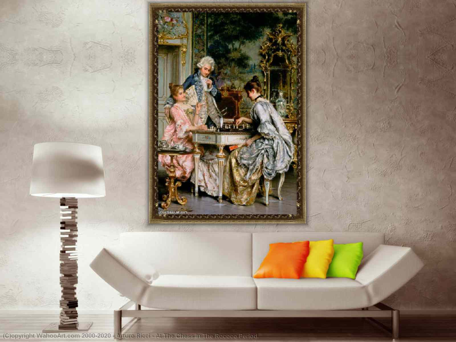 The Game Of Chess By Arturo Ricci Painting Artwork Paint By Numbers Kit DIY