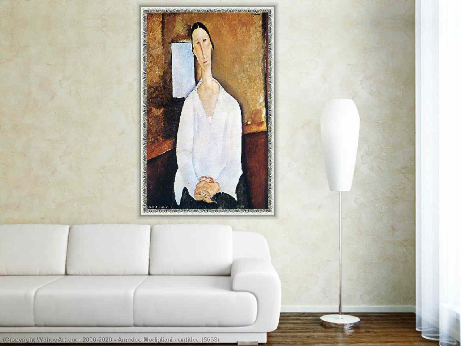 Art Reproductions | untitled (5668) by Amedeo Modigliani (1884-1920 ...