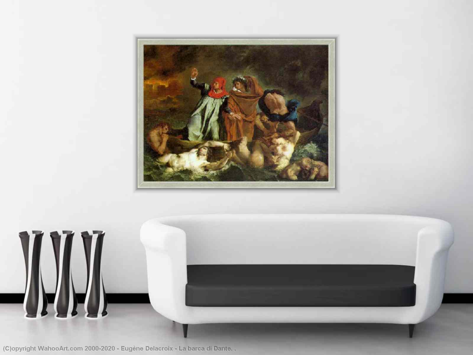 A Barca de Dante, Eugène Delacroix