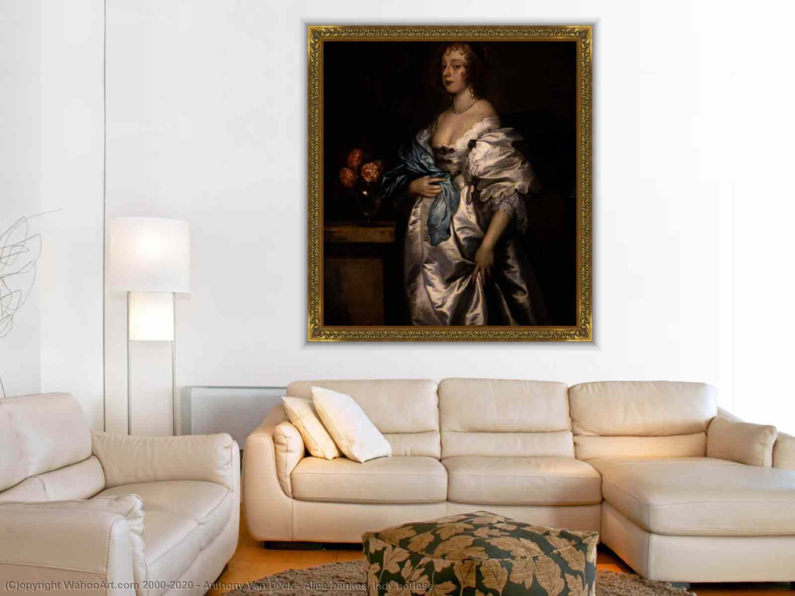 取得 手描き油絵 アリス銀行、女性ボラッセ バイ Anthony Van