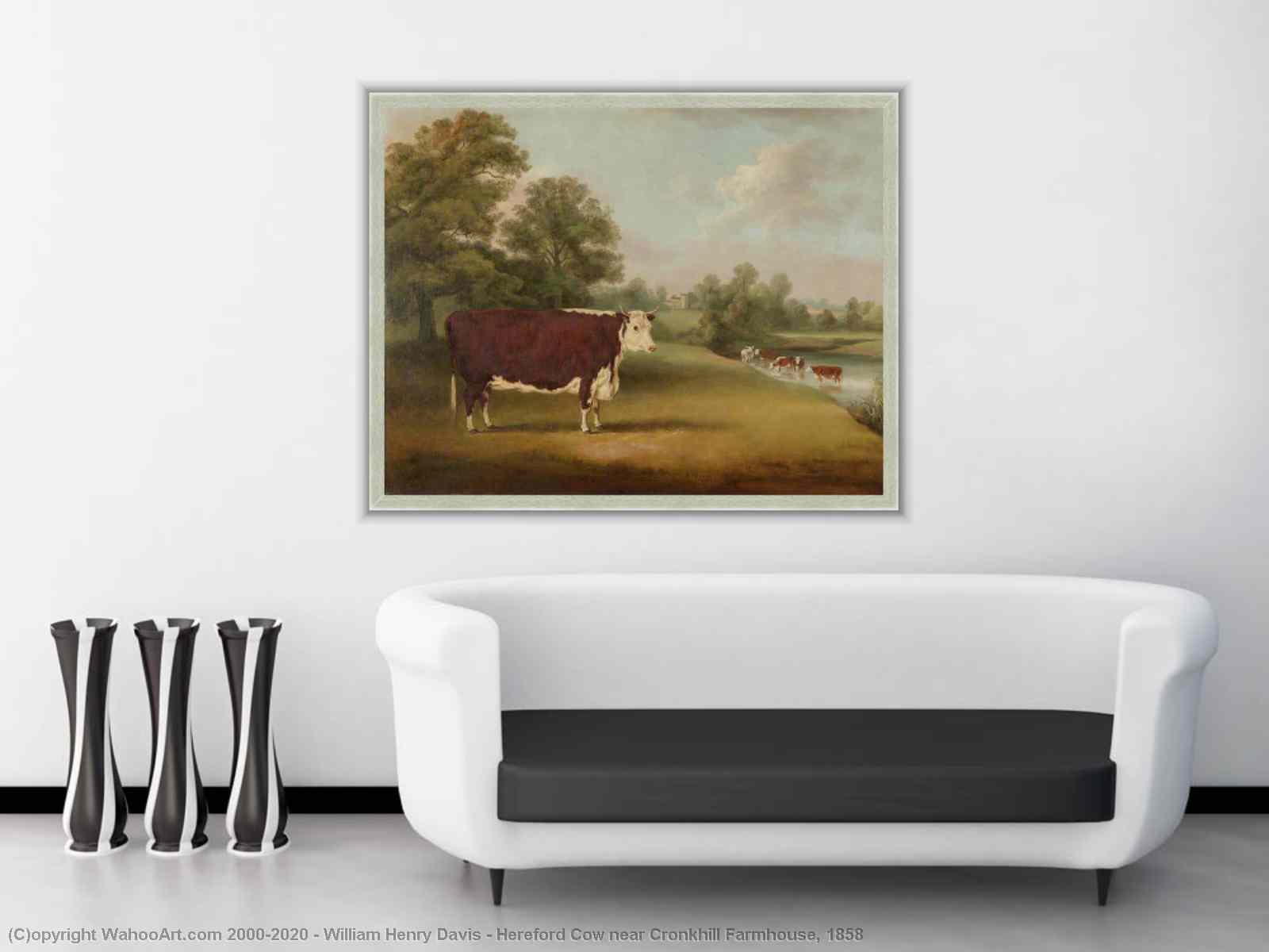 Hereford Cow by William Henry Davis