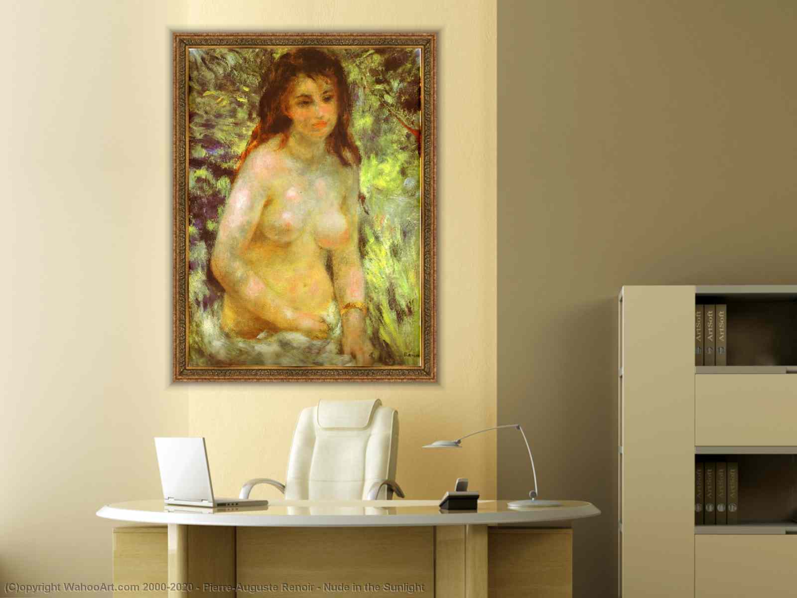 nude in sunlight renoir