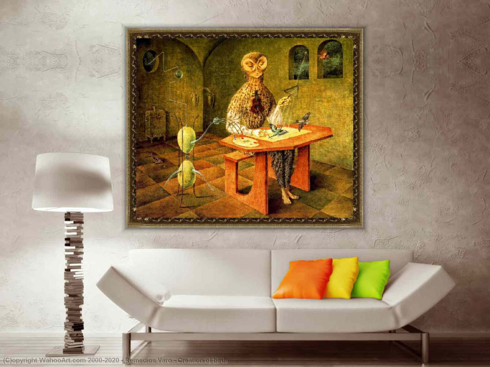 Museum Art Reproductions | Creation of birds by Remedios Varo (1865 ...