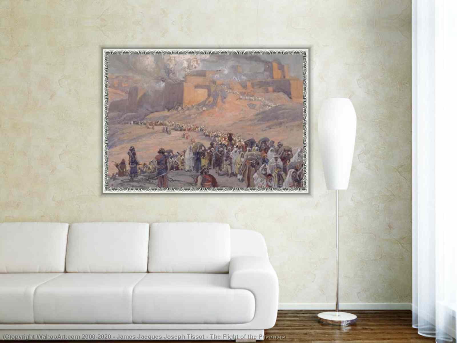 Oil Painting Replica The Flight of the Prisoners 1902 by James