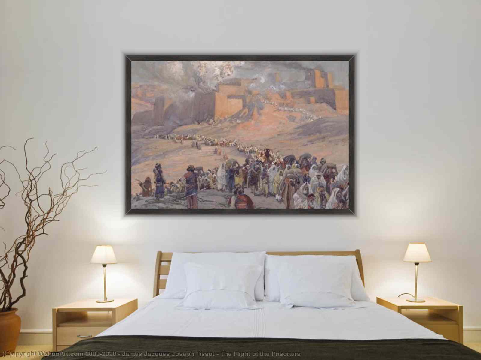 Oil Painting Replica The Flight of the Prisoners 1902 by James