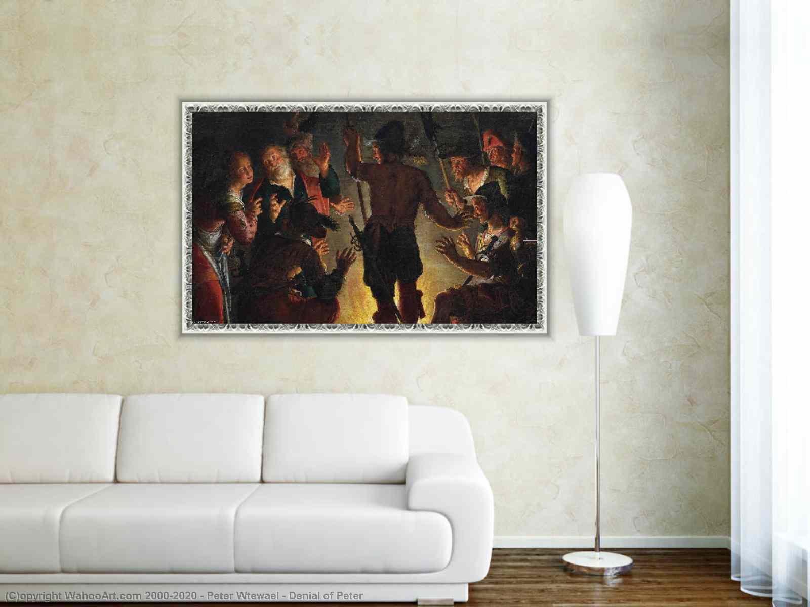 Oil Painting Replica | Denial of Peter, 1625 by Peter Wtewael (1596 ...