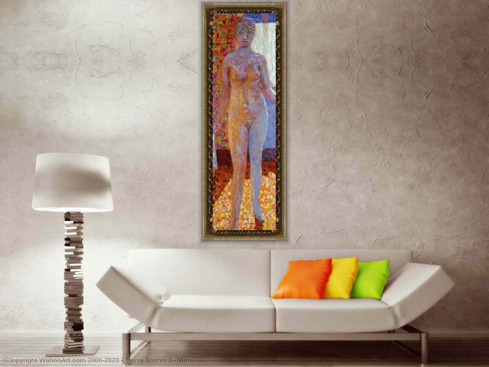 Oil Painting Replica Nude, 1920 by Pierre Bonnard (1867-1947