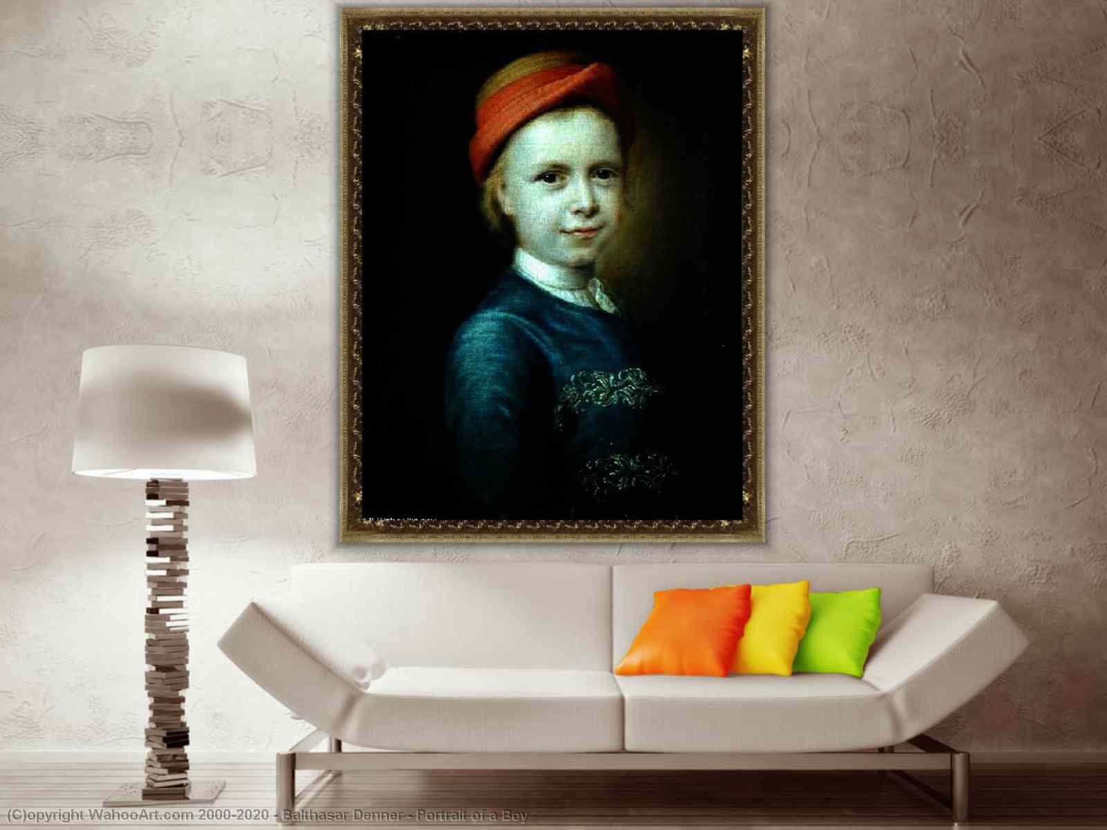 The Kitchen Maid - Balthasar Denner as art print or hand painted oil.