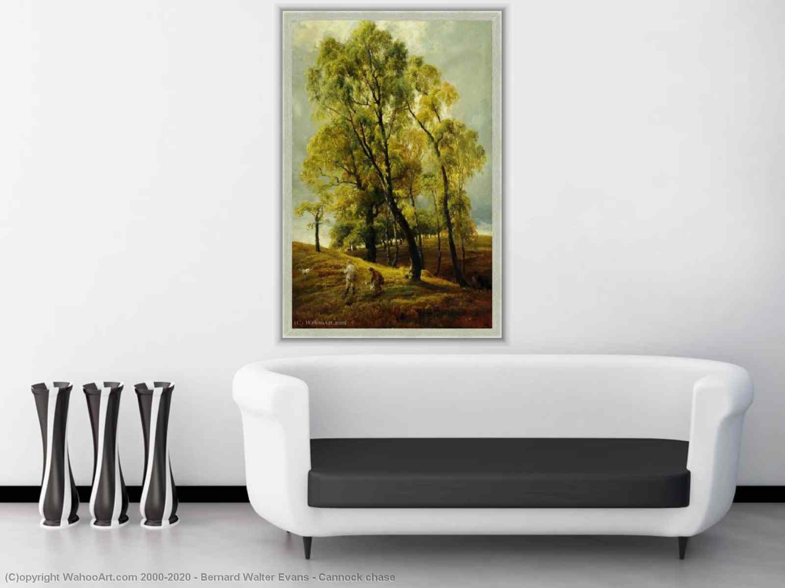 Oil Painting Replica | Cannock chase by Bernard Walter Evans (1843-1922 ...