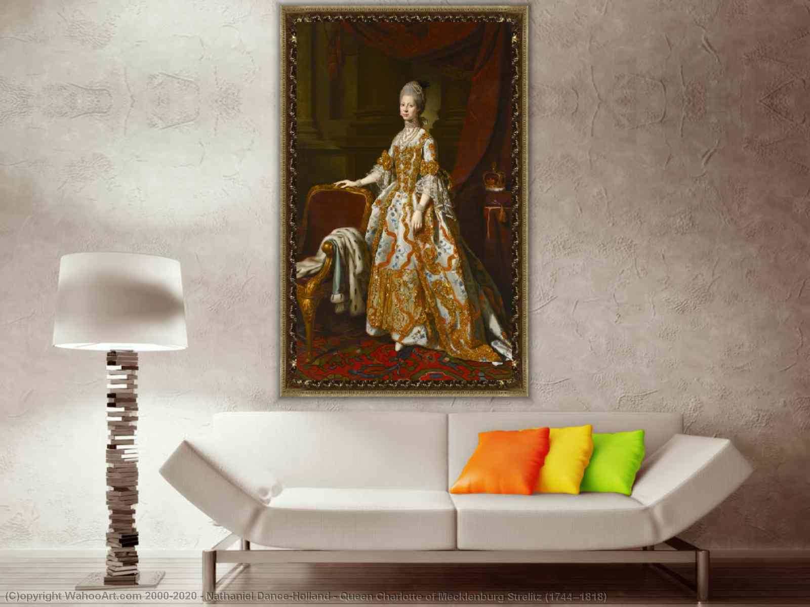 Artwork Replica Queen Charlotte of Mecklenburg Strelitz (1744–1818