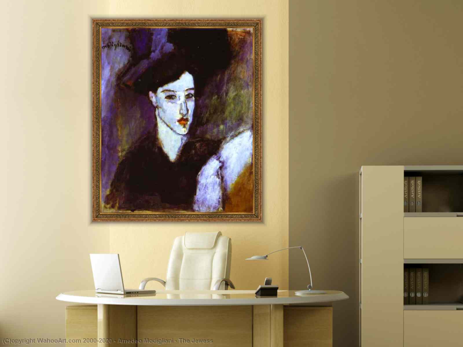 Art Reproductions The Jewess by Amedeo Modigliani (1884-1920, Italy ...