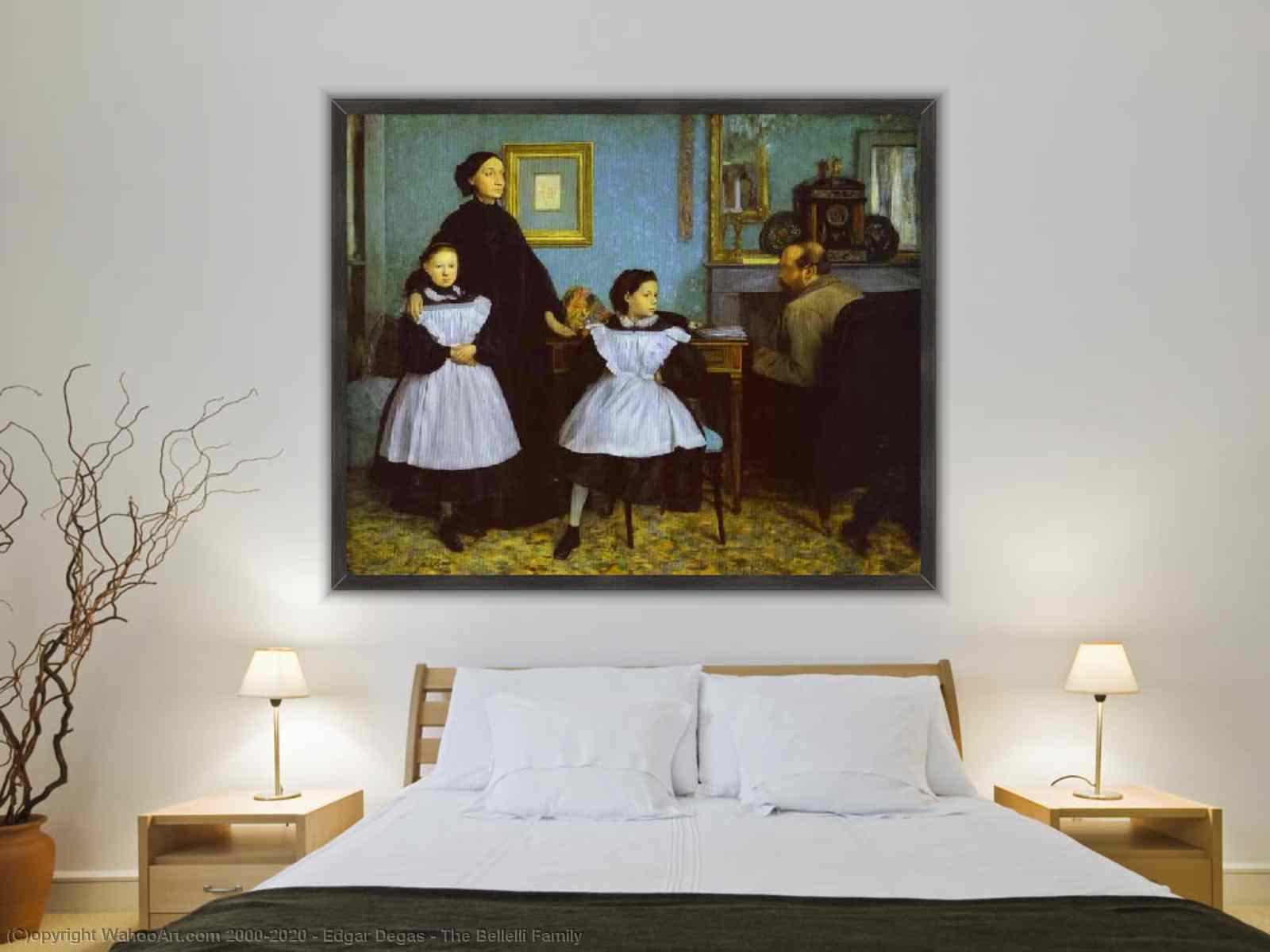 Riproduzioni D'arte La famiglia Bellelli di Edgar Degas (1834-1917, France)