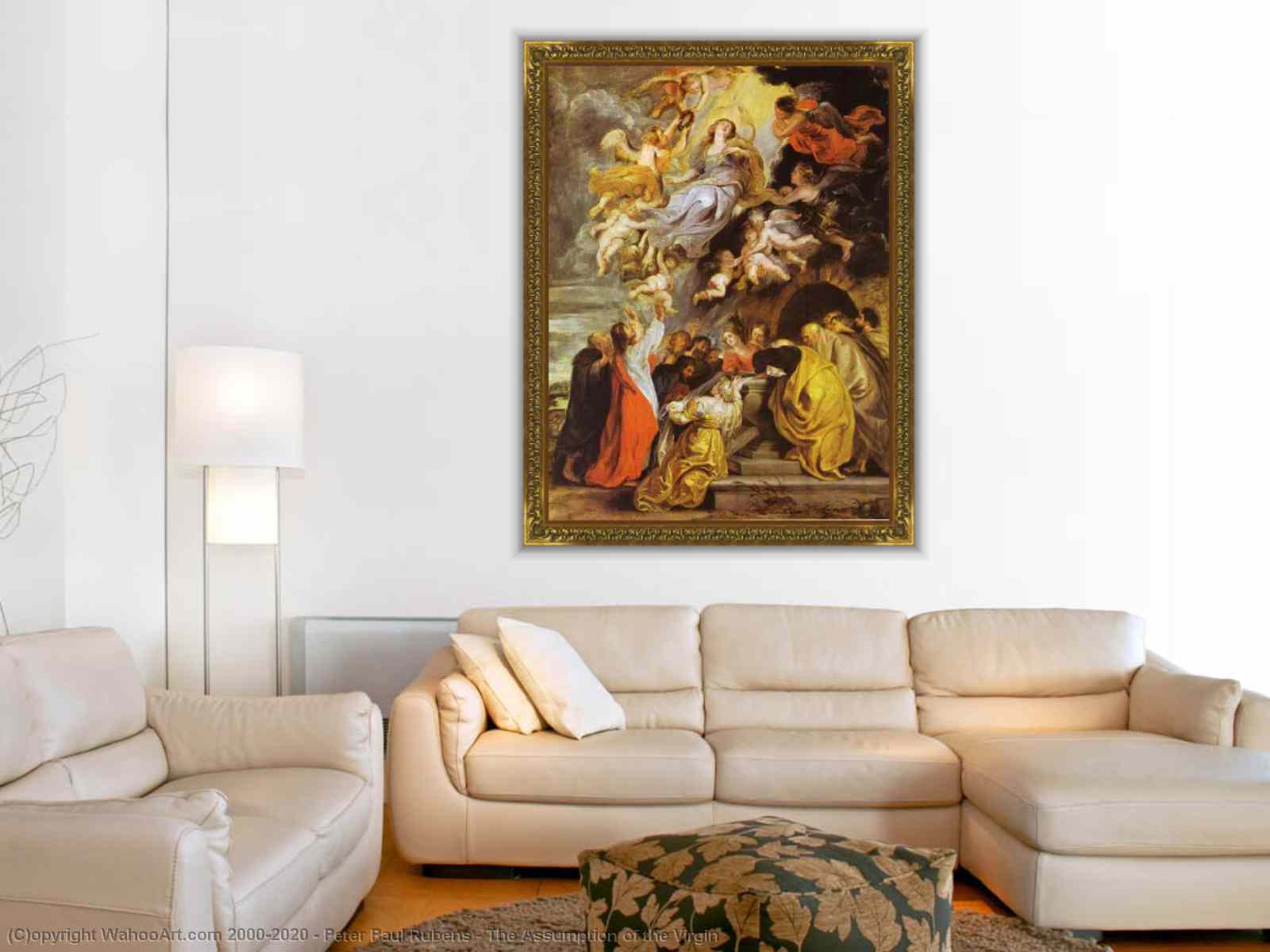 油絵 バージンの前提 バイ Peter Paul Rubens (1577-1640, Germany