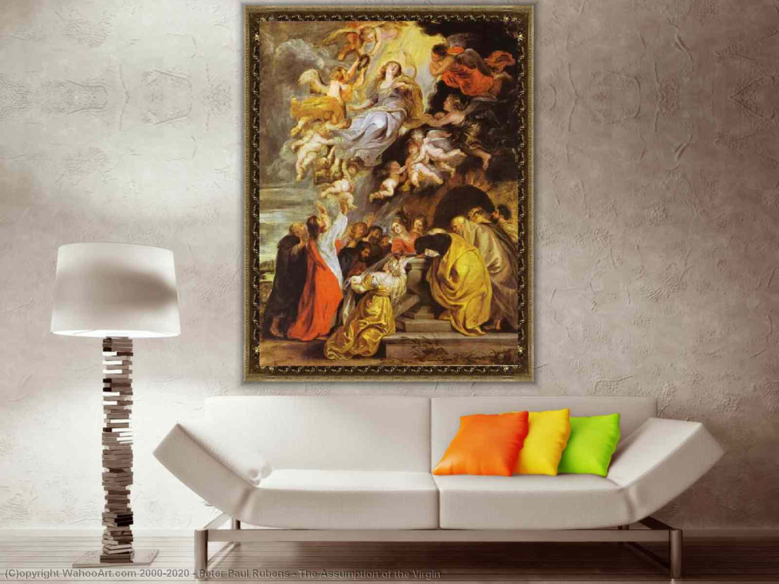 油絵 バージンの前提 バイ Peter Paul Rubens (1577-1640, Germany
