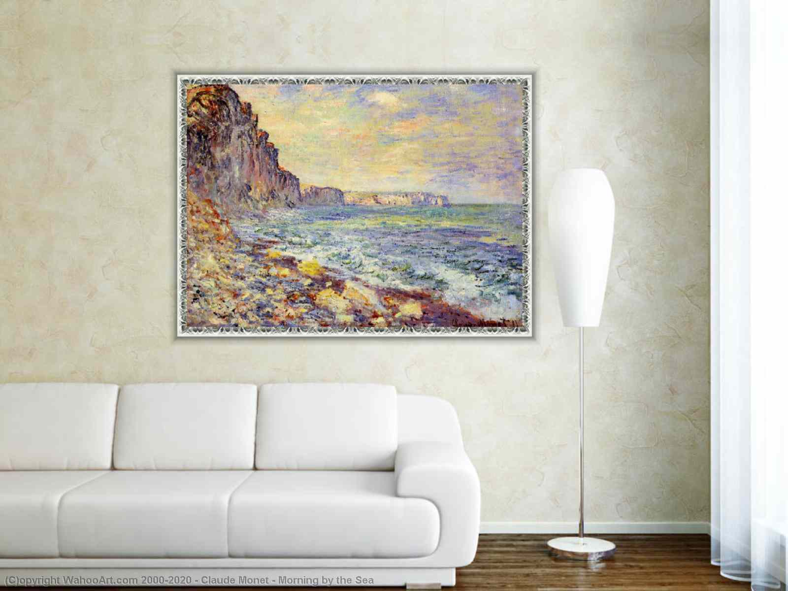 Museum Art Reproductions | Morning by the Sea, 1881 by Claude Monet ...