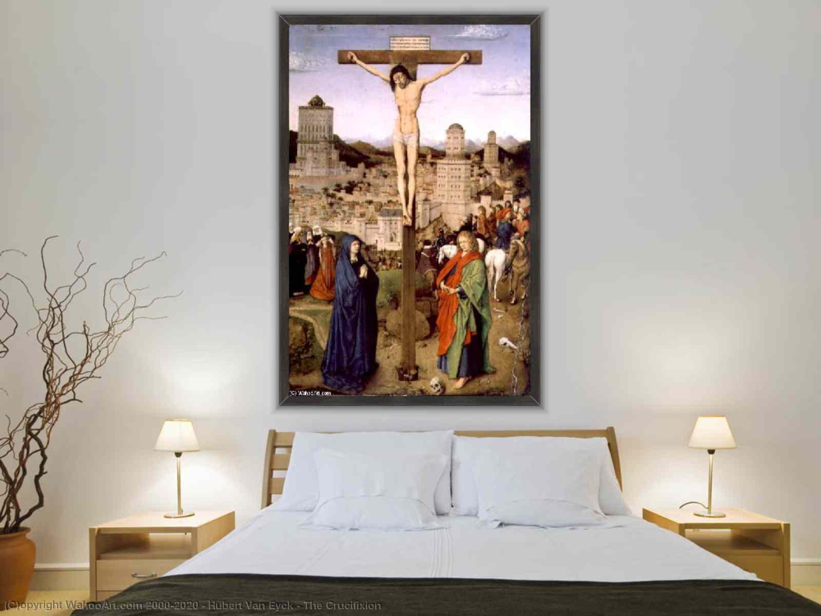 Artwork Replica The Crucifixion By Hubert Van Eyck (1370-1426, Belgium ...