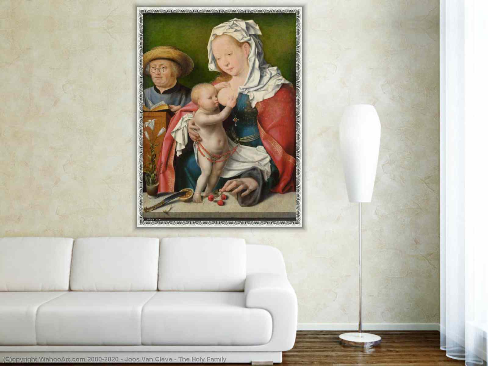 Kunstreproduktionen | die heilige familie, 1515 von Joos Van Cleve