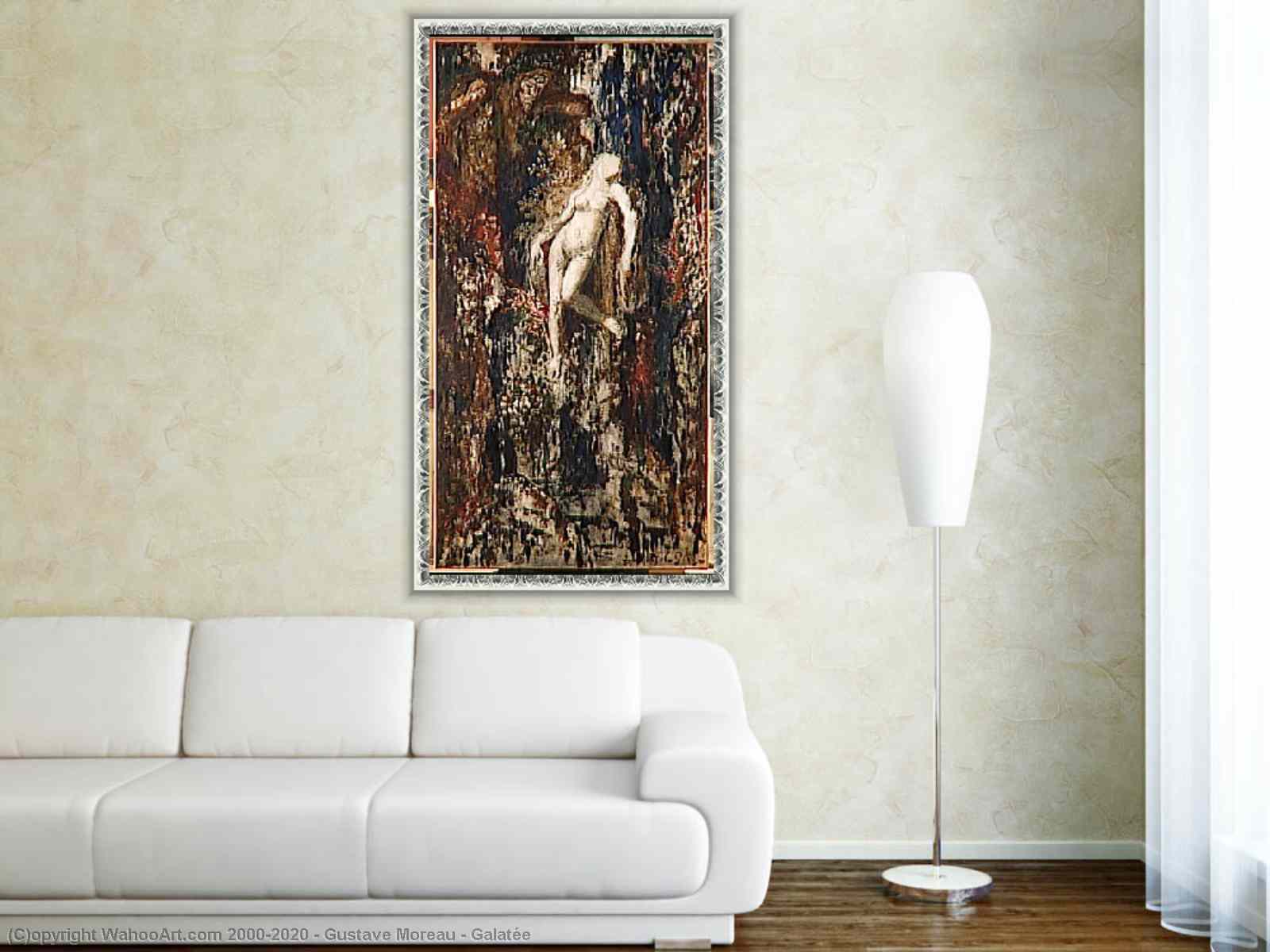 Paintings Reproductions | Galatée by Gustave Moreau (1826-1898, France ...