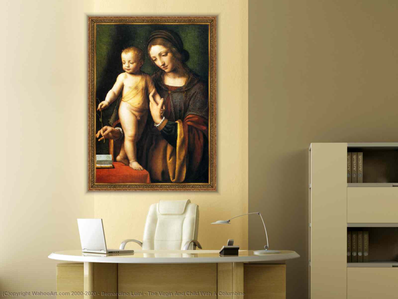 Madonna Con Bambino, San Giovannino E Angeli oil painting reproduction by  Giovanni Antonio Boltraffio 