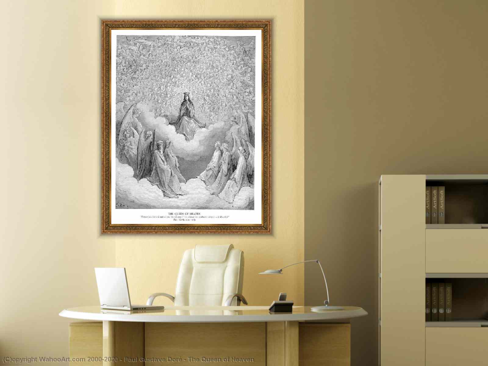 Artwork Replica The Queen of Heaven by Paul Gustave Doré (1832-1883, France)