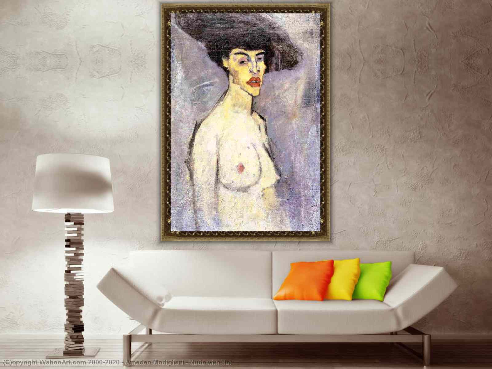 modigliani nude with a hat