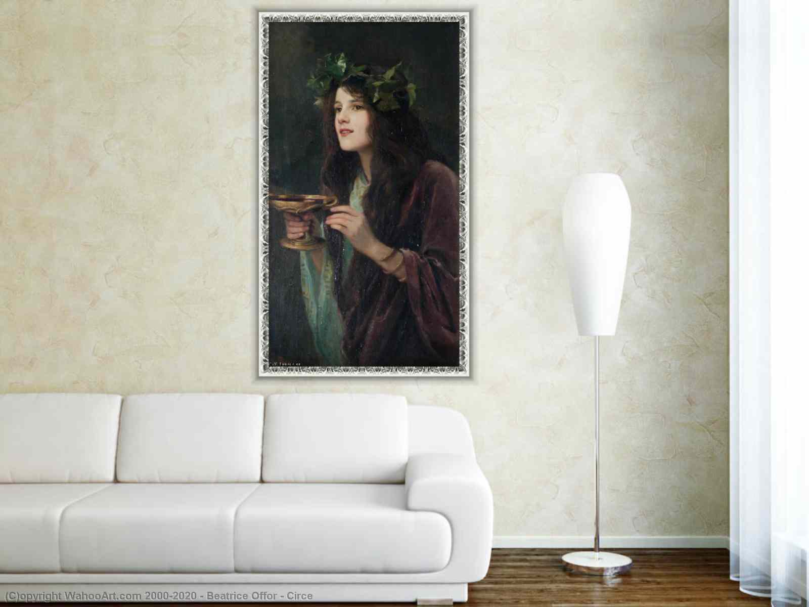 Artwork Replica Circe 1911 by Beatrice Offor 1864 1920 United